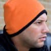 Soft Feel Cuffless Reversible Beanie