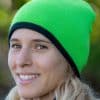Soft Feel Cuffless Reversible Beanie