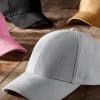 Faux Suede 6 Panel Cap