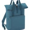Recycled Twin Handle Roll-Top Backpack