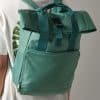 Recycled Twin Handle Roll-Top Backpack