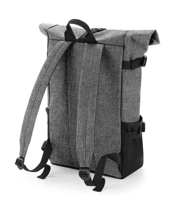 Block Roll-Top Backpack