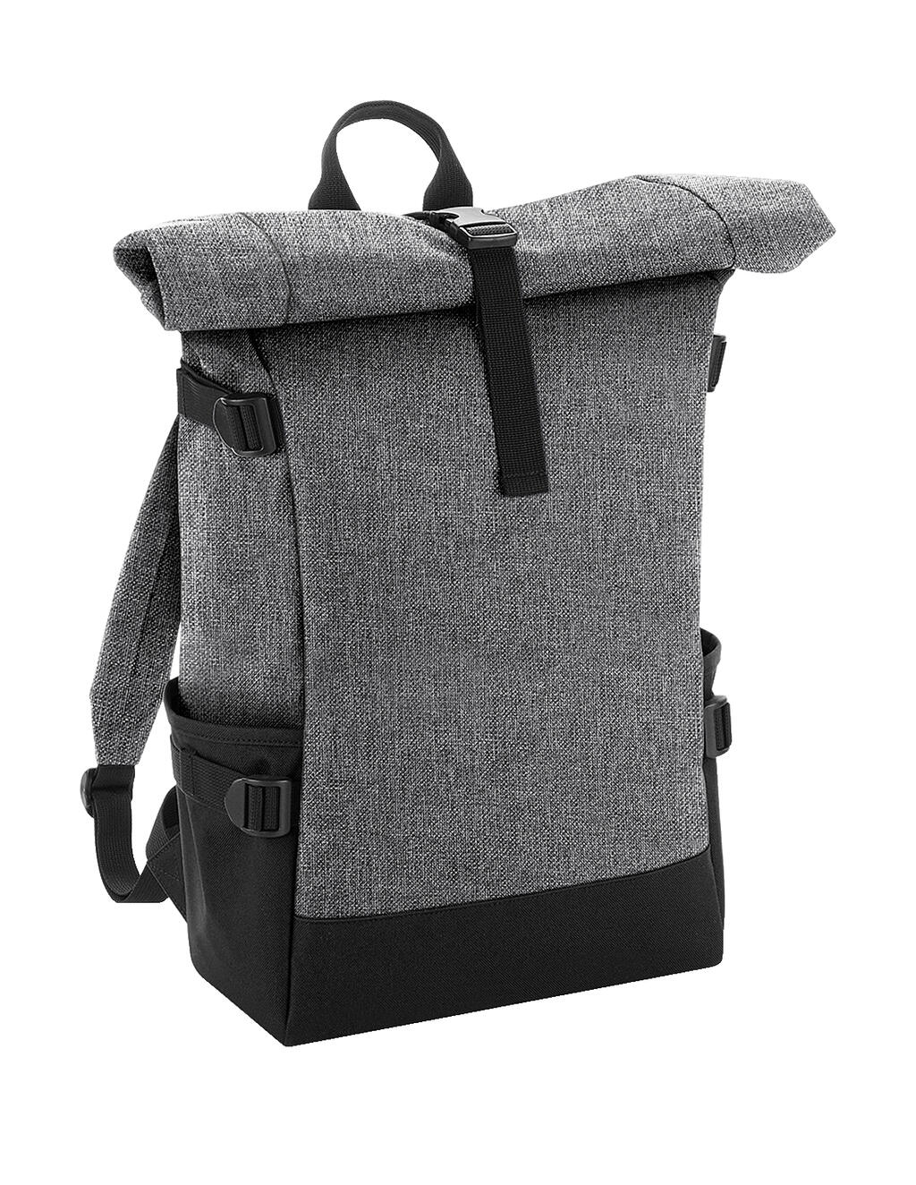 Block Roll-Top Backpack