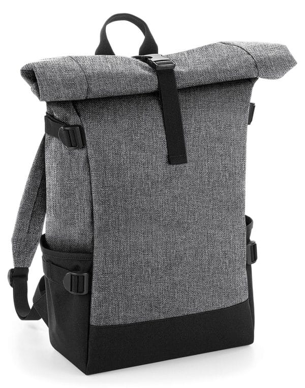 Block Roll-Top Backpack