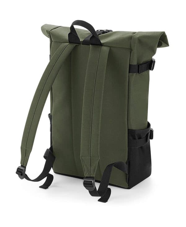 Block Roll-Top Backpack