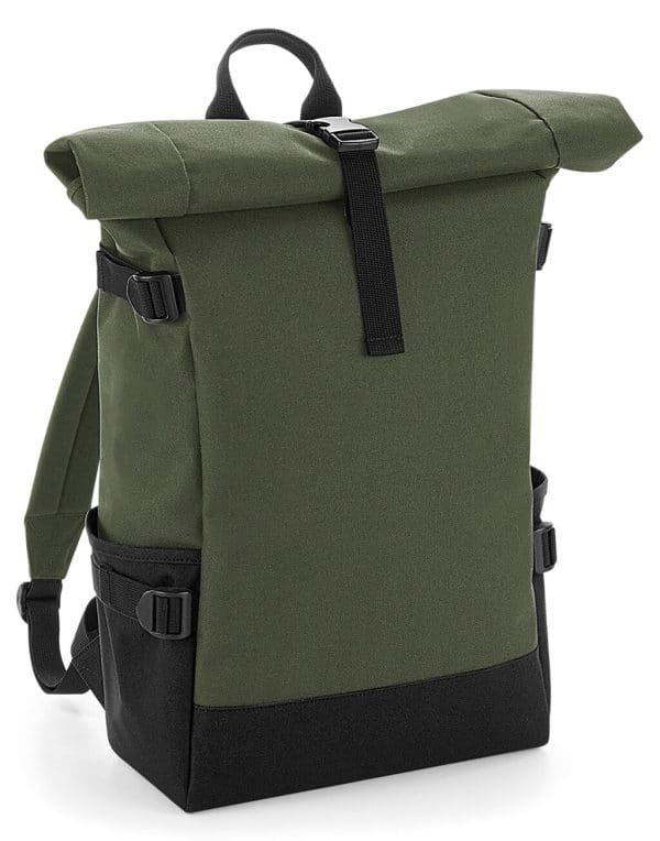 Block Roll-Top Backpack