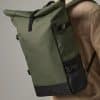 Block Roll-Top Backpack