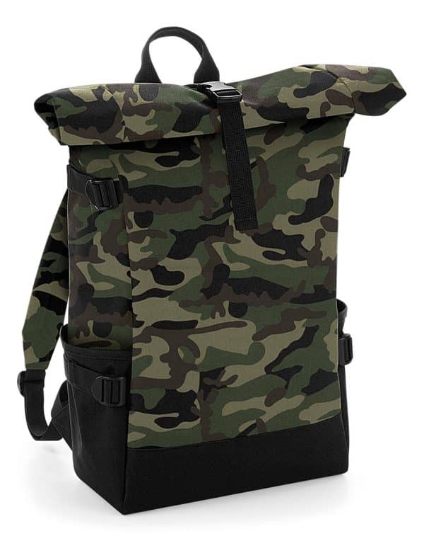 Block Roll-Top Backpack
