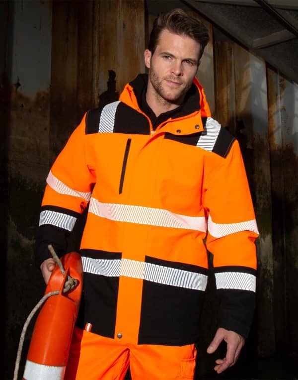 Printable Waterproof Softshell Safety Coat