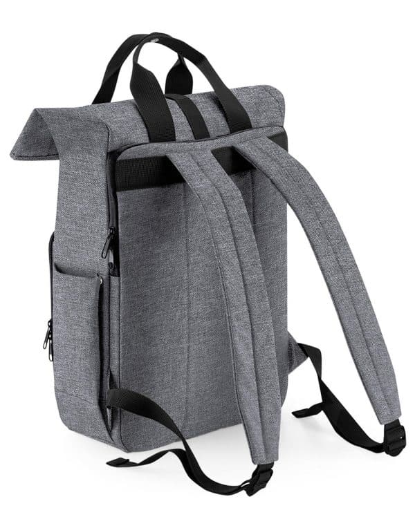 Recycled Twin Handle Roll-Top Laptop Backpack