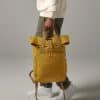 Recycled Twin Handle Roll-Top Laptop Backpack