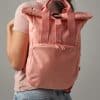 Recycled Mini Twin Handle Roll-Top Backpack