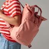 Recycled Mini Twin Handle Roll-Top Backpack