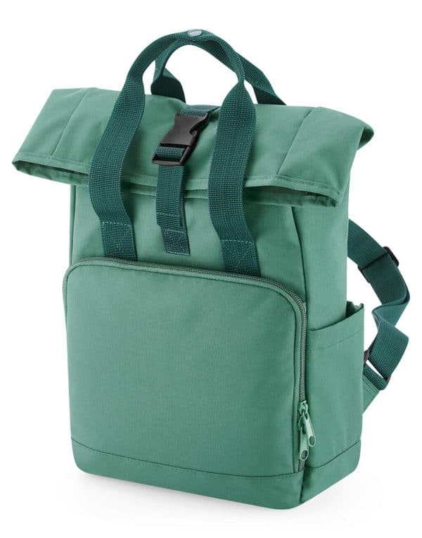 Recycled Mini Twin Handle Roll-Top Backpack