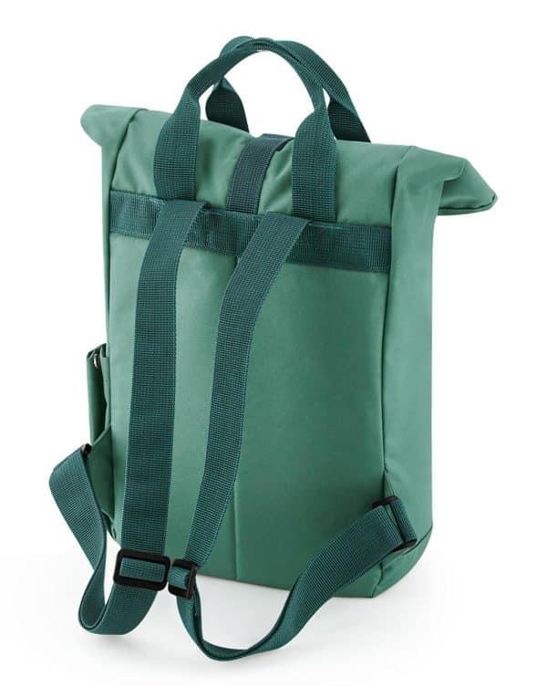 Recycled Mini Twin Handle Roll-Top Backpack