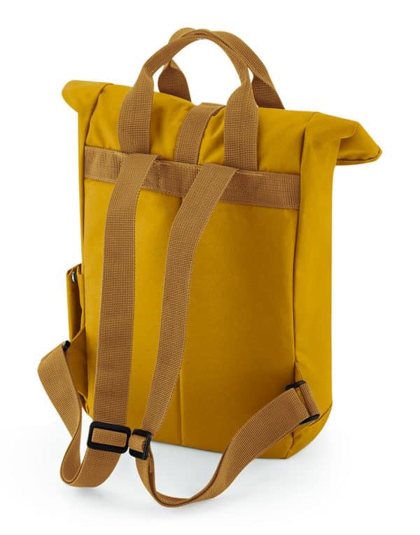 Recycled Mini Twin Handle Roll-Top Backpack
