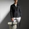Matte PU Rolltop Backpack
