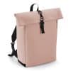 Matte PU Rolltop Backpack