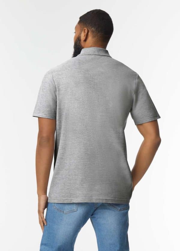 GI64800 SOFTSTYLE® ADULT DOUBLE PIQUÉ POLO