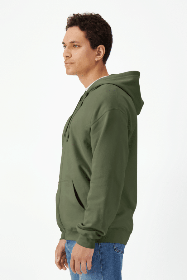 GISF600 SOFTSTYLE® MIDWEIGHT FLEECE ADULT FULL ZIP HOODED SWEATSHIRT