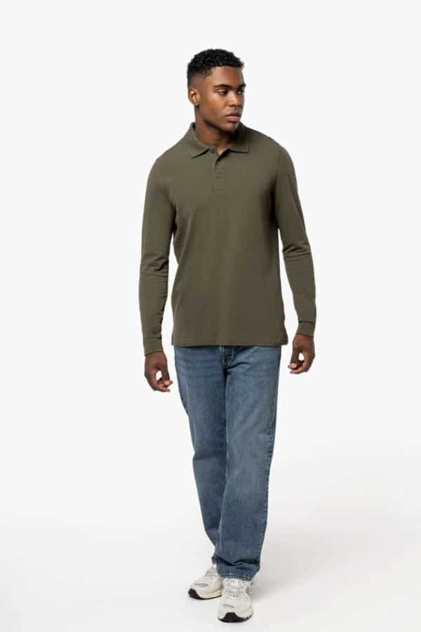 KA243 MEN'S LONG-SLEEVED POLO SHIRT