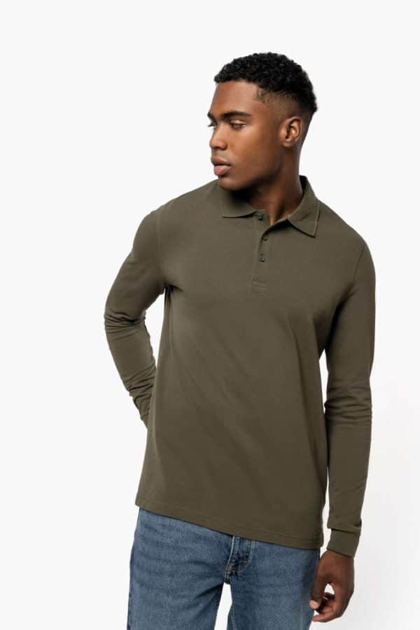 KA243 MEN'S LONG-SLEEVED POLO SHIRT