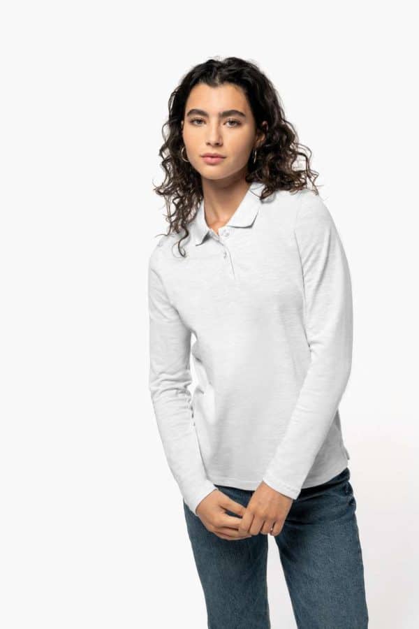 KA244 LADIES' LONG-SLEEVED POLO SHIRT
