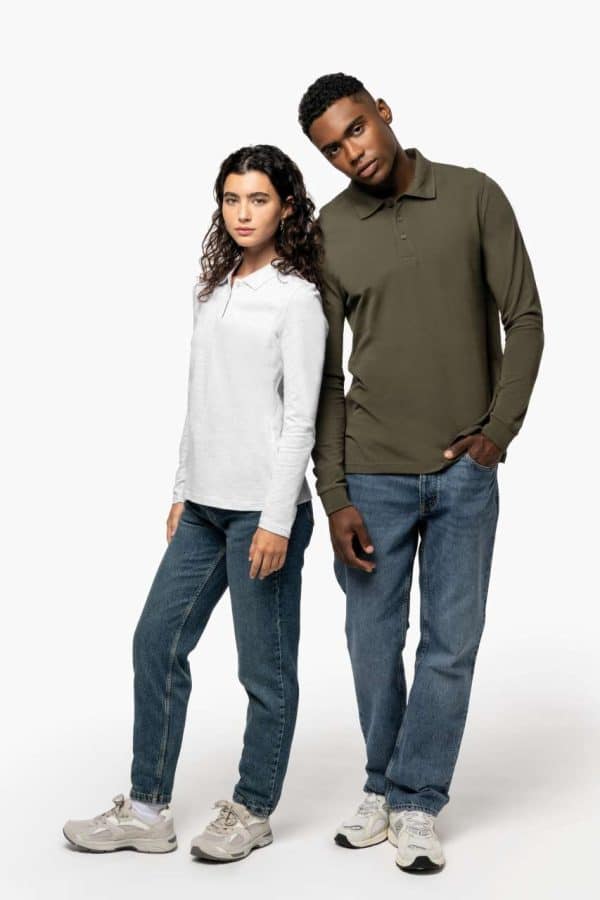 KA244 LADIES' LONG-SLEEVED POLO SHIRT