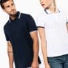 KA272 MEN'S SHORT-SLEEVED POLOSHIRT WITH CONTRASTING PIPING