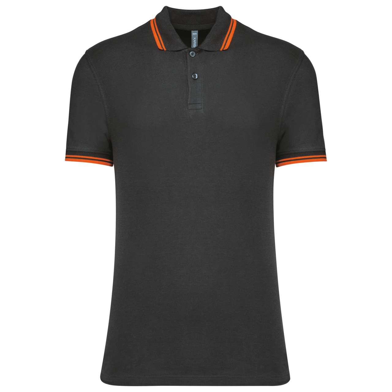 KA272 MEN'S SHORT-SLEEVED POLOSHIRT WITH CONTRASTING PIPING
