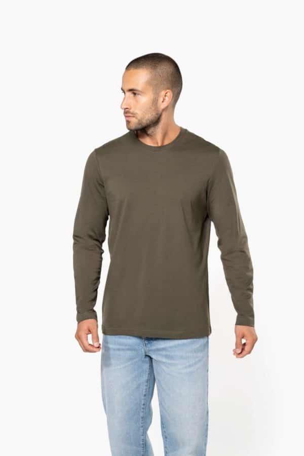 KA359 MEN'S LONG-SLEEVED CREW NECK T-SHIRT
