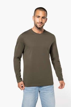 KA359 MEN'S LONG-SLEEVED CREW NECK T-SHIRT