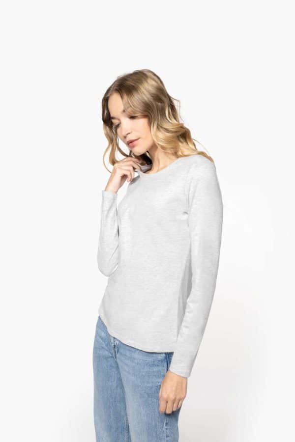 KA383 LADIES' LONG-SLEEVED CREW NECK T-SHIRT