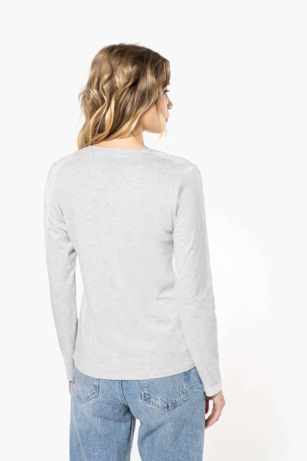 KA383 LADIES' LONG-SLEEVED CREW NECK T-SHIRT