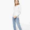 KA383 LADIES' LONG-SLEEVED CREW NECK T-SHIRT