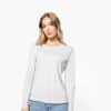 KA383 LADIES' LONG-SLEEVED CREW NECK T-SHIRT