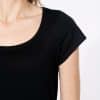 LADIES’ BOAT NECK SHORT-SLEEVED T-SHIRT