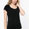 LADIES’ BOAT NECK SHORT-SLEEVED T-SHIRT