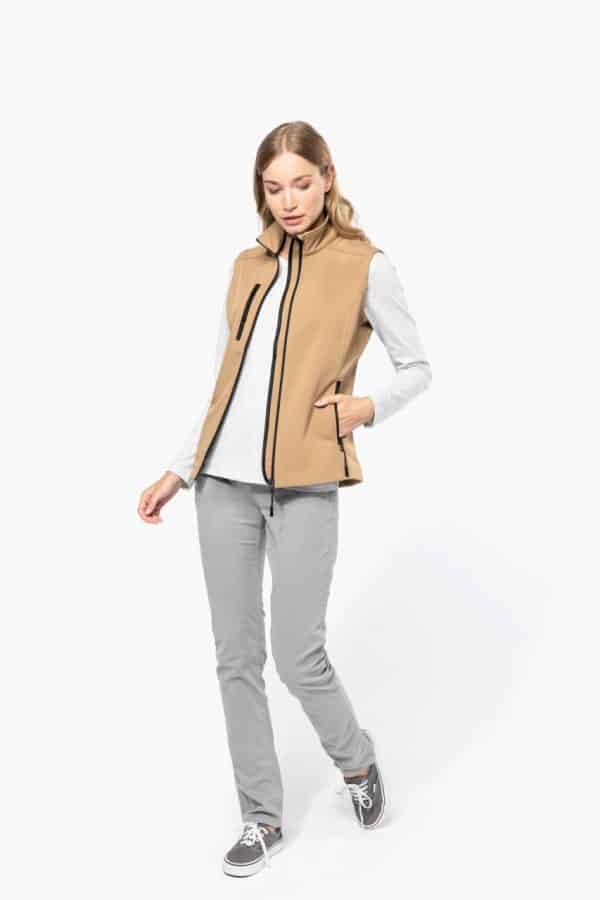 KA404 LADIES' SOFTSHELL BODYWARMER