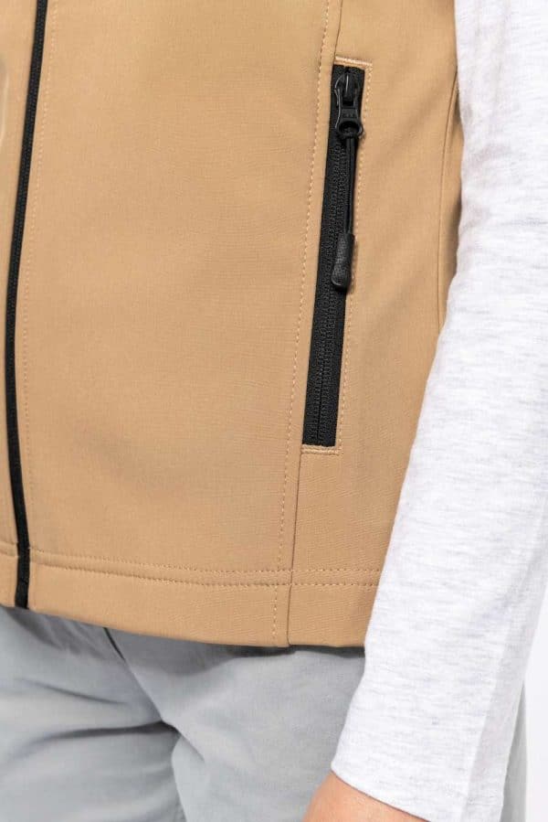 KA404 LADIES' SOFTSHELL BODYWARMER