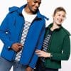 KA413 MEN'S DETACHABLE HOODED SOFTSHELL JACKET