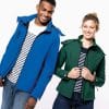 KA413 MEN'S DETACHABLE HOODED SOFTSHELL JACKET