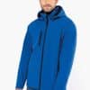 KA422 UNISEX 3-LAYER SOFTSHELL HOODED JACKET WITH REMOVABLE SLEEVES