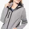 KA422 UNISEX 3-LAYER SOFTSHELL HOODED JACKET WITH REMOVABLE SLEEVES