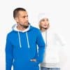 KA446 MEN'S CONTRAST HOODED SWEATSHIRT
