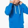 KA446 MEN'S CONTRAST HOODED SWEATSHIRT