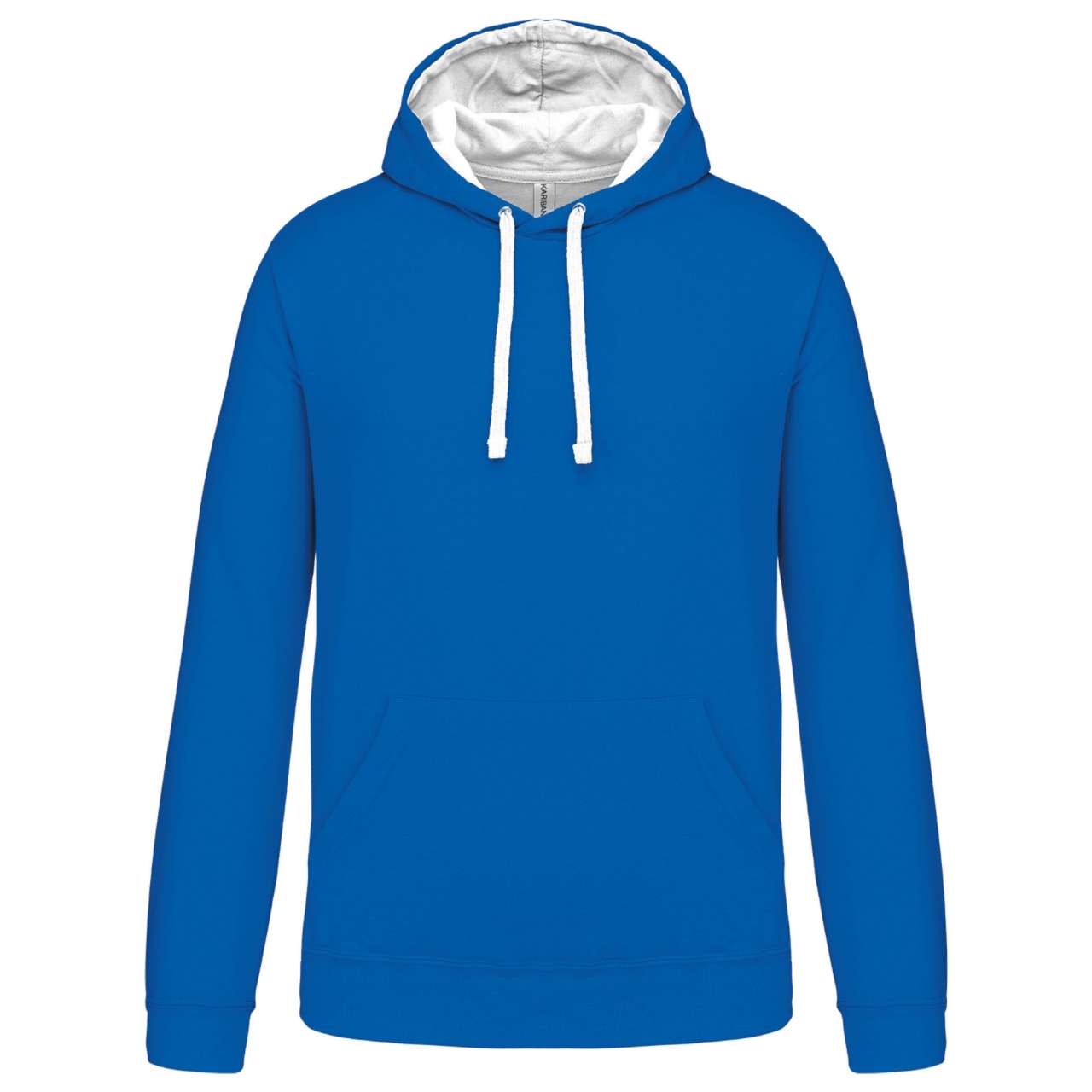 KA446 MEN'S CONTRAST HOODED SWEATSHIRT