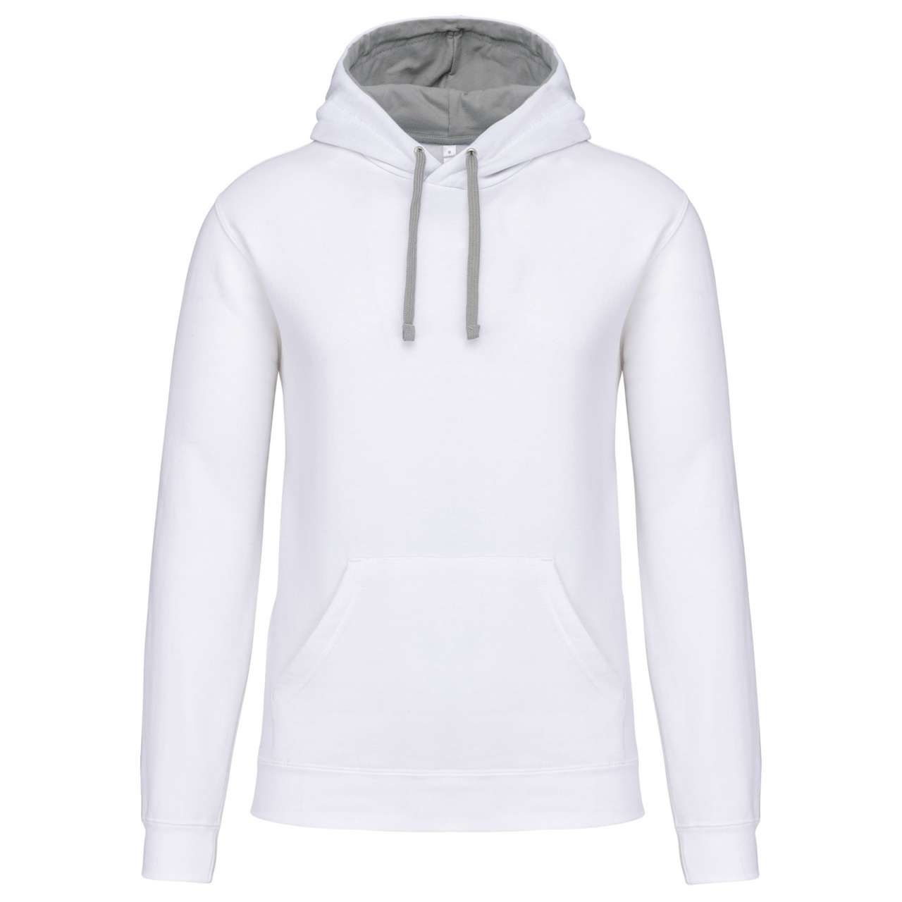 KA446 MEN'S CONTRAST HOODED SWEATSHIRT