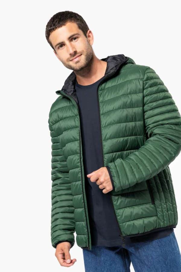 KA6110 MEN'S LIGHTWEIGHT HOODED PADDED JACKET