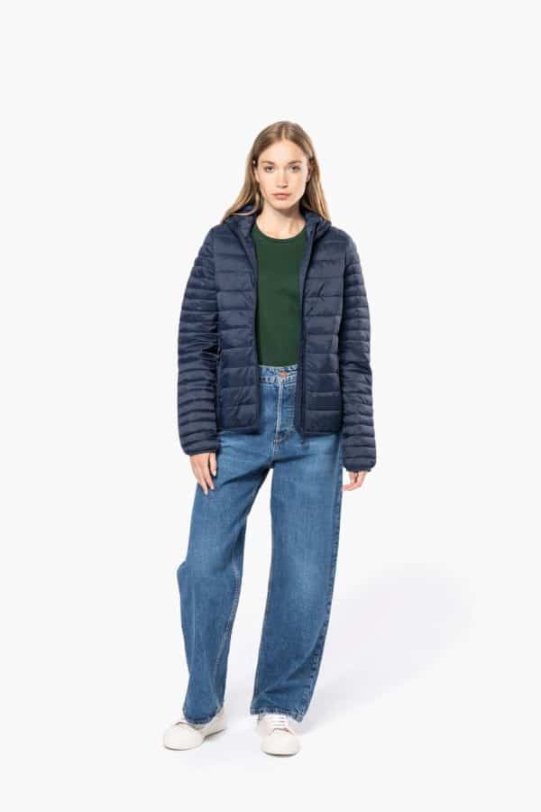 KA6111 LADIES' LIGHTWEIGHT HOODED PADDED JACKET